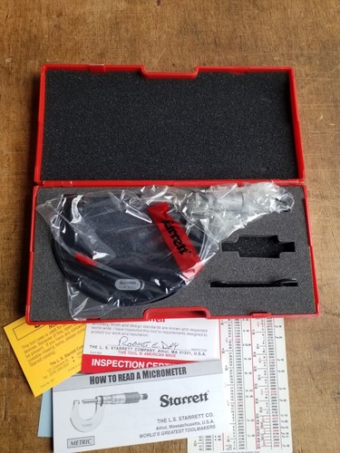 New starrett metric - *new*,