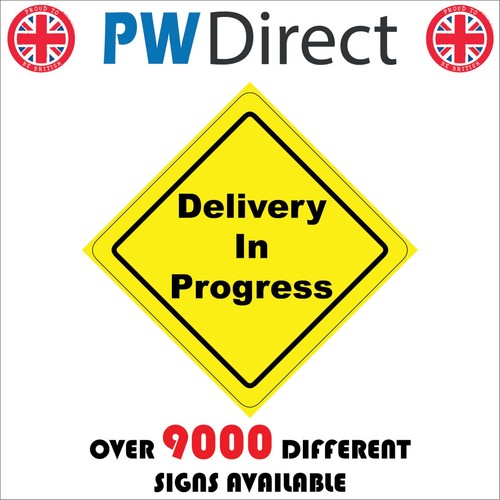 Sign delivery progress - , in