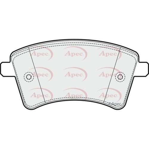 Brake pads set for renault - set,