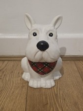 Scottie Dog Biscuit Cookie Jar