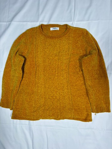 Women mustard chenille cable - women's,