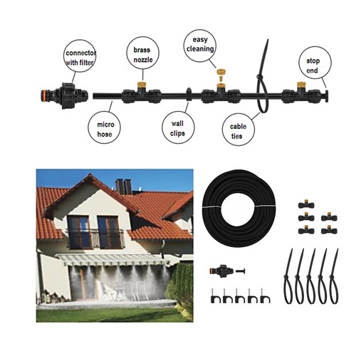 Water mist cooling - system, kit