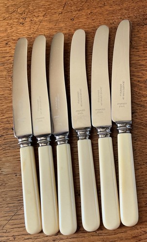 Vintage faux bone handled - vintage,