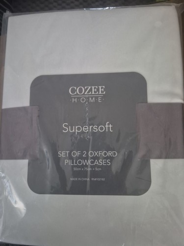 Cozee home white pillowcases - home,
