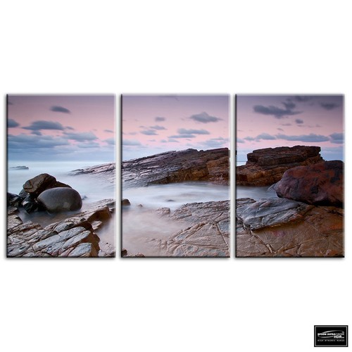 Beautiful fog sunset seascape - fog,