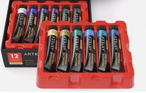 Arteza gouache paint - paint, 12