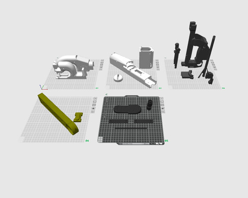 P90 kit scale 3d custom - p90, 1:1