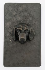 Antique bronze weimaraner - antique,
