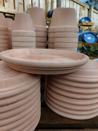 36cm terracotta plant saucer - terracotta,