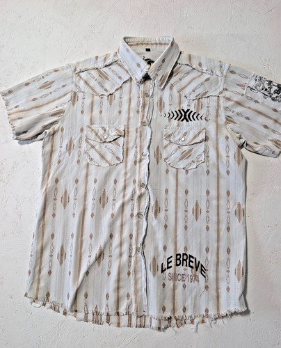 Breve mens western shirt - breve,