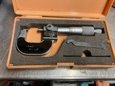 Mitutoyo External Micrometer 0-25mm Series No. 193-111 Case & Spanner M820-25V