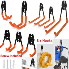 8 x Garage Hooks Heavy Duty