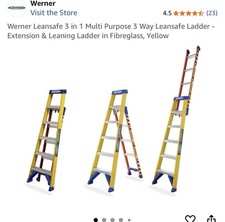 Werner LEANSAFE X3 2.90 m Combination Ladder (75071)