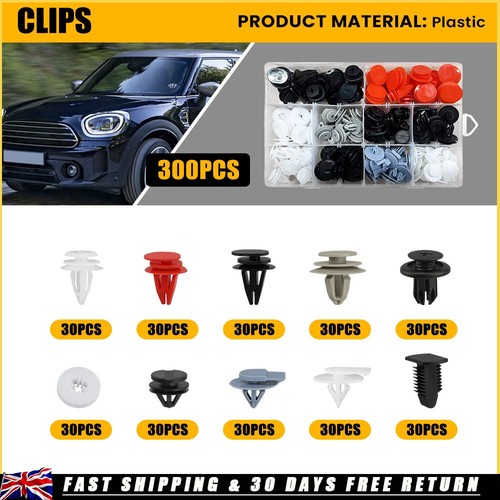 300pcs wheel arch trim clips - 300pcs,