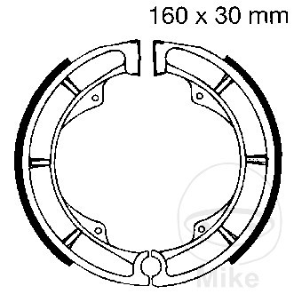 Ebc spring brake shoes - brake,