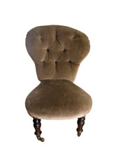 Small Victorian Slipper/Occasional Chair  