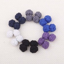 Retro Cuff Links Handmade Knot Buttons Cufflinks Men Chinese Knot Cuff Links