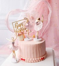5 PCS Ballerina Cake Topper
