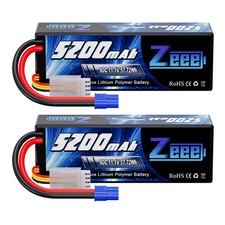 2x Zeee 5200mAh 3S 11.1V LiPo