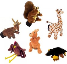 Beleduc Plush Animal Hand Puppet SQUIRREL MOLE STAG DEER GIRAFFE HEN KANGAROO