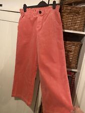 Polo Ralph Lauren Girls Age 16 W 27’ Wide Leg Toast Cord  Trousers Barbiecore