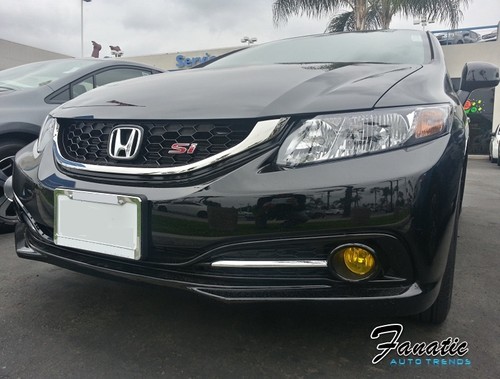 Civic sedan si yellow - sedan,