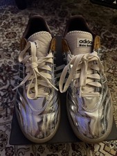 Adidas x Wales Bonner Samba Metallic Silver UK 9.5 Very Good Condition RRP £240