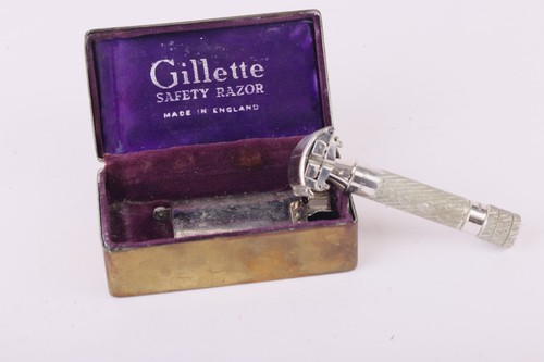 Vintage gillette safety razor - gillette,
