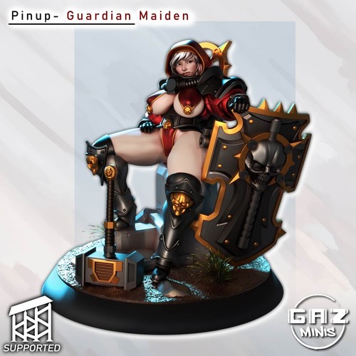Guardian maiden printed - guardian, 3d