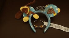 DISNEY HOLLYWOOD STUDIOS TOY STORY SLINKY DOG DASH BRACELET & EARS