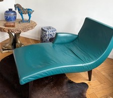 Vintage Retro Italian MOROSO Lady Olga Chaise Longue Chair 1070's Classic Chair