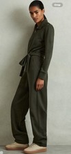 REISS NINA JUMPSUIT In khaki size Small  BNWT !