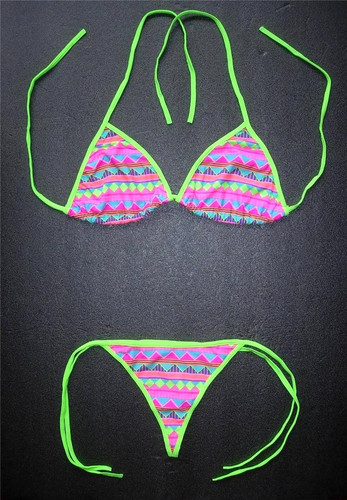 Sexy string bikini set neon - g-string,