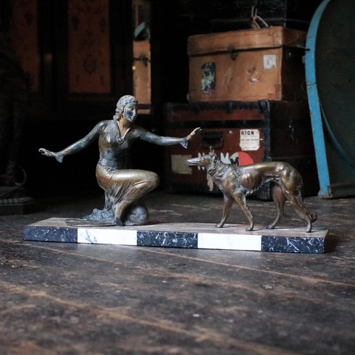 1920s art deco bronze - 1920s,