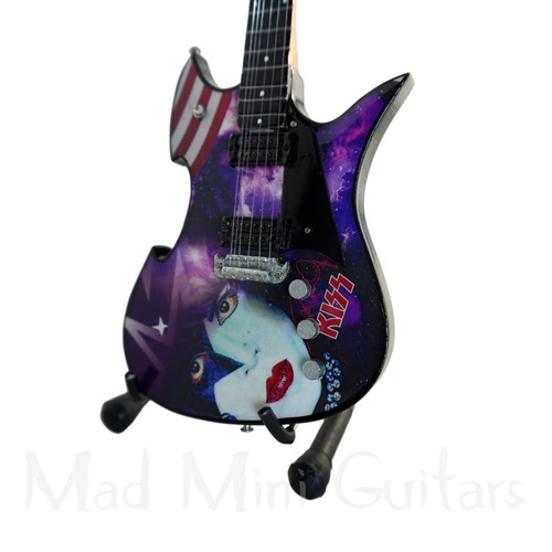 Miniature guitar kiss with - miniature,