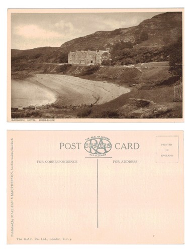 Vintage postcard gairloch - vintage,