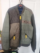 Diesel Men's Khaki Green Biker