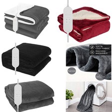 Electric Heated Fleece Throw