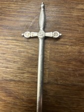 Vintage Or Antique Silver-plated Letter Opener. Miniature Sword. German