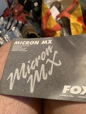 Fox Micron MX Insuctions