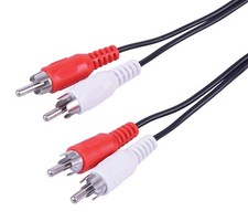 Twin rca phono red white - twin,