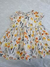 NEXT Baby Ochre Flowers Dress