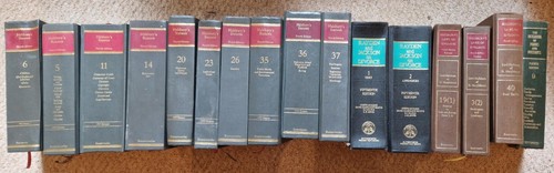 Law books halsbury s - law,
