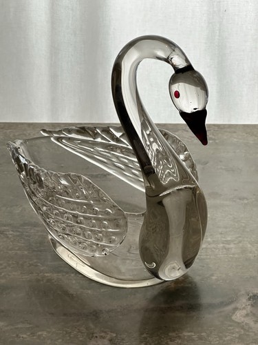 Loetz glass swan - swan, by