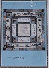 Lynette Anderson. Large Fernhill quilting, stitchery, applique pattern 