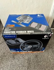 PS2 steering wheel Logitech