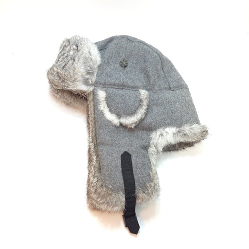 Trapper rabbit fur hat - rabbit,