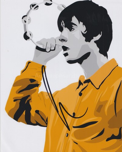 Liam gallagher hand signed - gallagher,