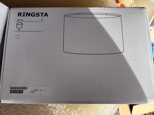 Brand new ikea ringsta lamp - new,