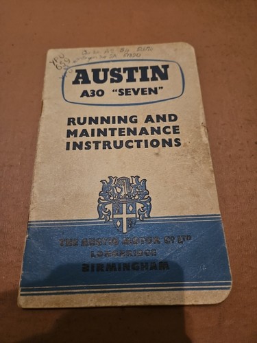 Austin a30 seven owners - austin,
